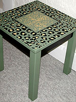 Green Leopard Table