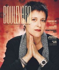 Debra Gould on the cover of Boulevard Magazine